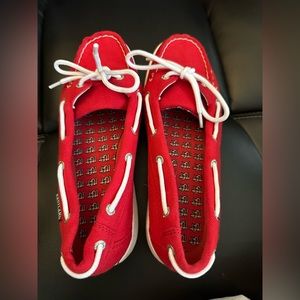 HOLIDAY SALE! BNWOT, Women's St. Louis Cardinals Eastland Red Sunset Boat Shoes